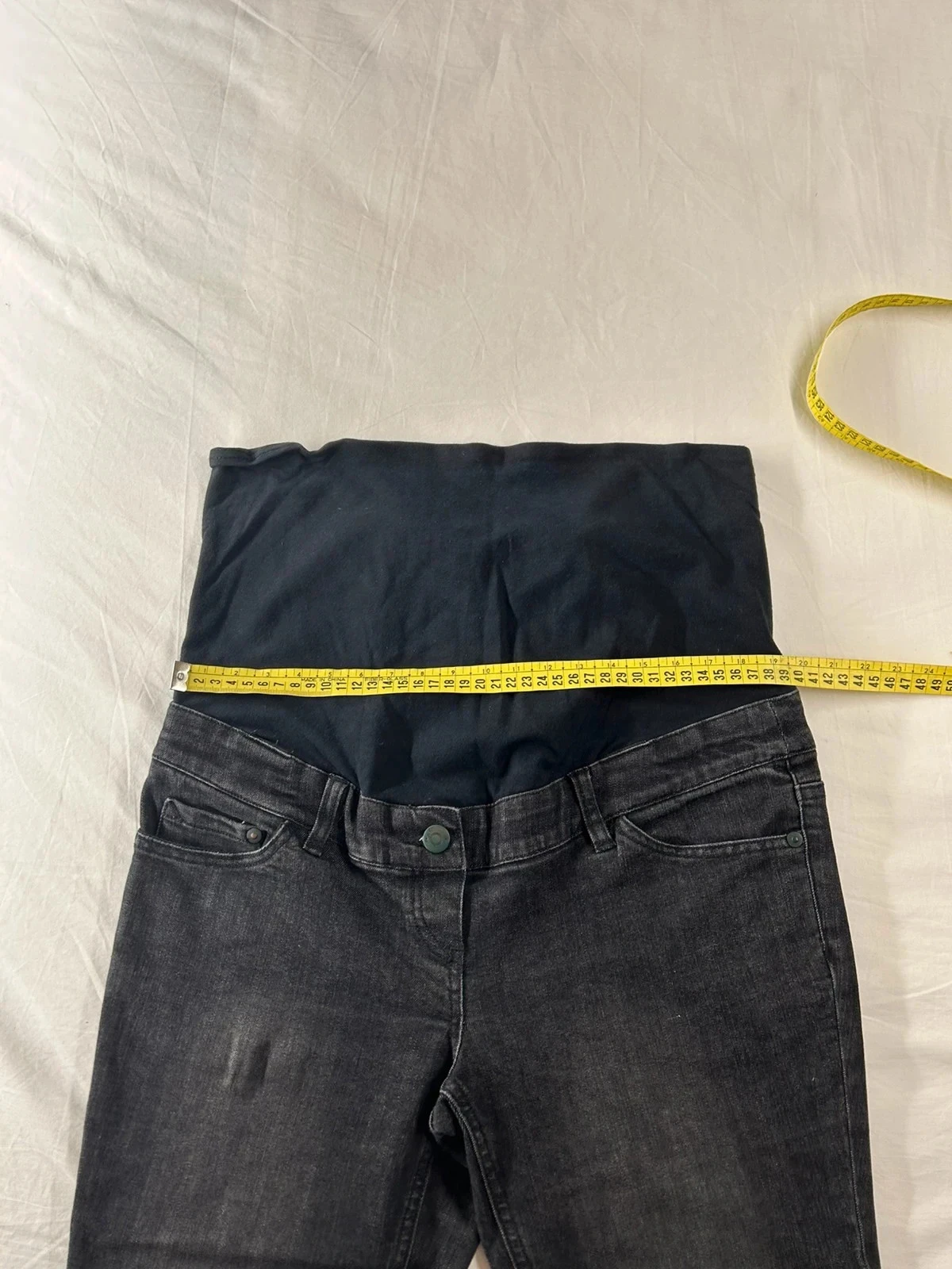 Jeans de cintura alta vertbaudet preto – photo 5